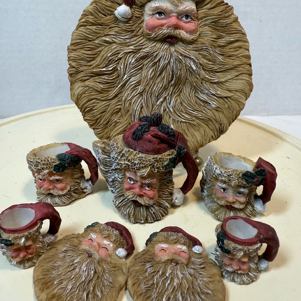 Santa Claus 1990’s Miniature Tea Set